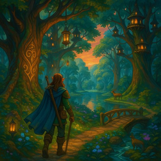 Forêt des murmures elfiques