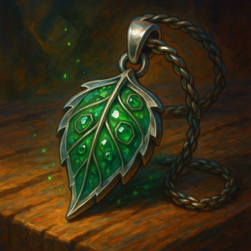 Amulette de la Feuille Verdoyante
