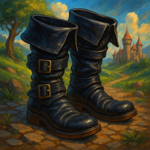 bottes de voyage en cuir noir